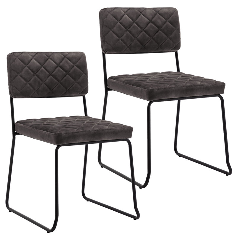 Boganville Upholstered Chair, Black, Corals