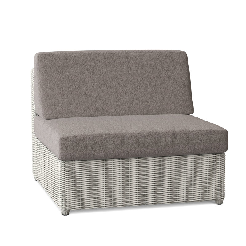 Sag Harbor Outdoor Lounge Chair, Ash, Sag Harbor Classic White