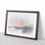 Sunrise Behind Grand Teton Sketch - Picture Frame Graphic Art Print-56874992-56874997