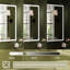 Surface ou encastré moderne armoire à pharmacie sans cadre à DEL à intensité variable avec miroir-466047149-447691379