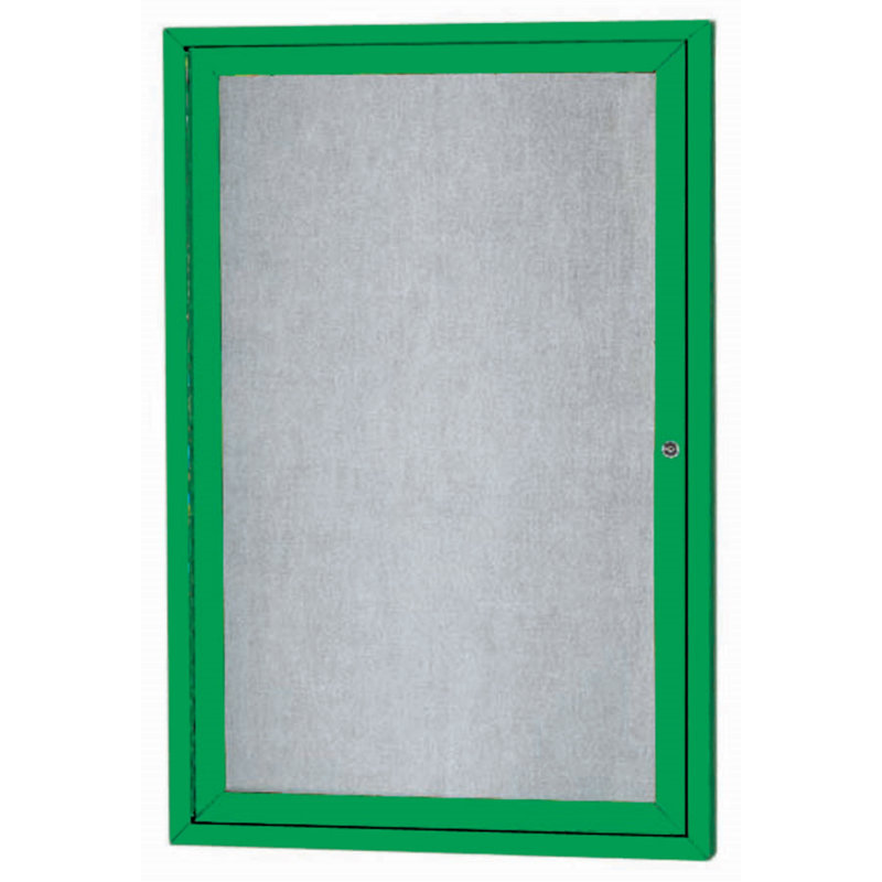 Tableau d'affichage mural extérieur pour l'extérieur, Vert, Un, H 36 po x l 24 po