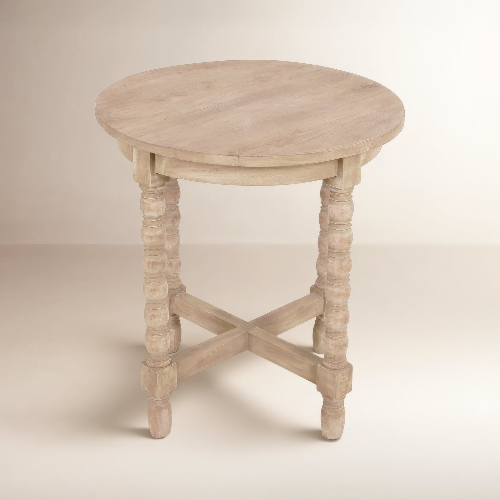 Baen 22" End Table, Light Natural