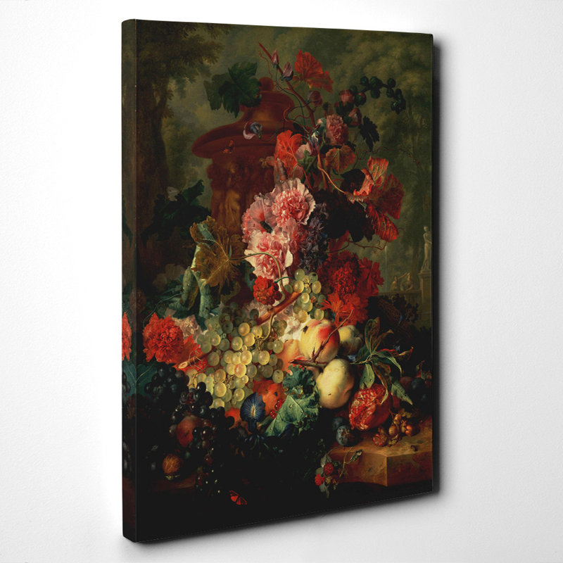 Jan Van Huysum - Wrapped Canvas Painting, 60cm H x 40cm W