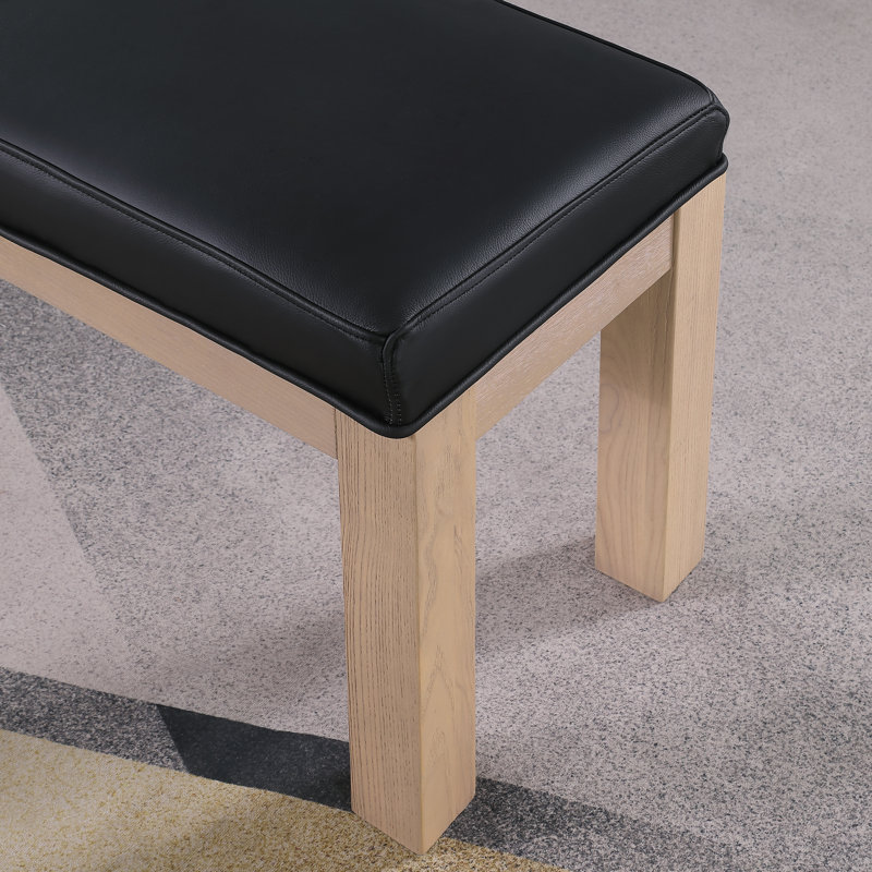 Billiard Bench with Storage for Olivia Slate Pool Table, Driftwood