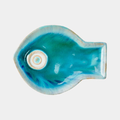 Blue Fish Plate Wall Décor