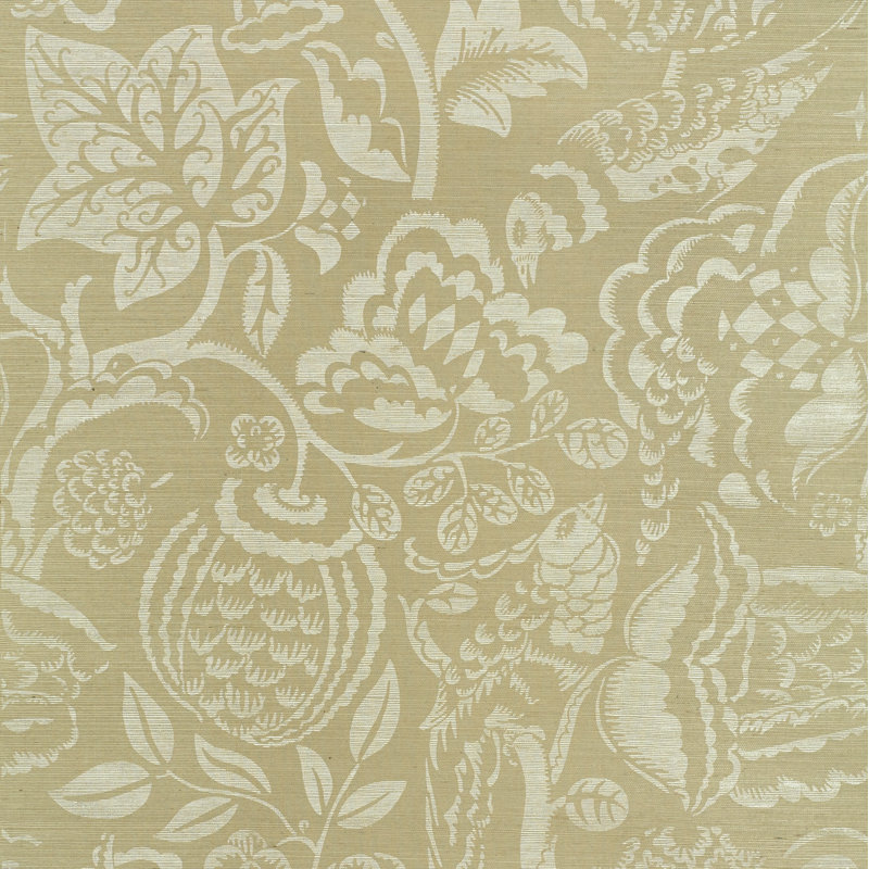 Papier peint Uccello Sisal, Sauge