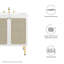 Base de meuble-lavabo simple 29,5 po Modway-93812001