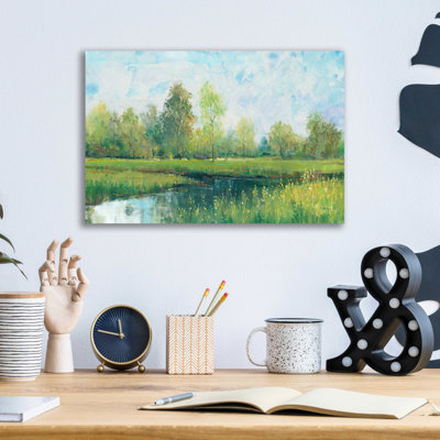 «Tranquil Park I» par Tim O'Toole, art mural en verre acrylique