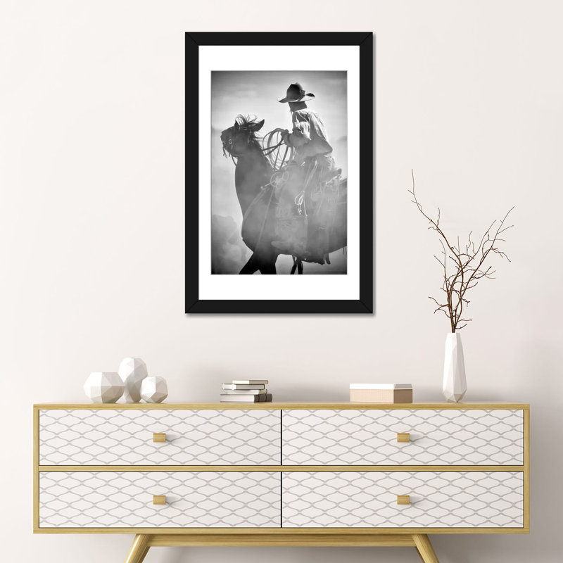 Outils du commerce par Dan Ballard - reproduction de photo sur toile, H 24 po x l 16 po x P 1 po, Papier d'art encadré noir