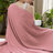 Bedsure 100% Cotton Blanket Soft Cozy Textured Herringbone Woven Blanket for All Seasons-124909481-124909485