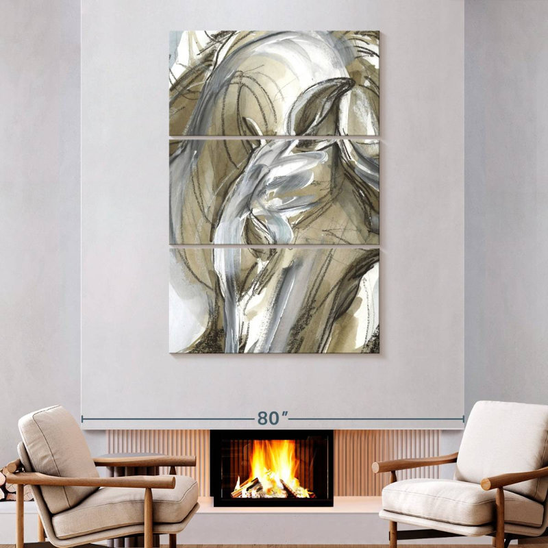 Avery Horse Abstraction I, H 74 po x l 48 po