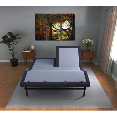 Split Top California Adjustable Bed Base With Head And Foot Position Adjustment