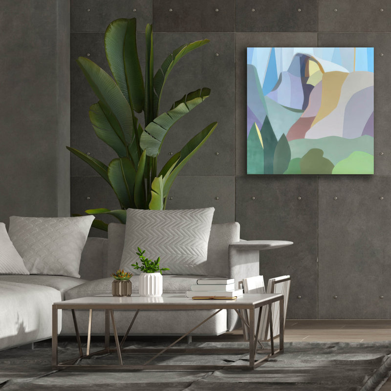 Toile épique «Half Dome» par Melba Browne, "Epic Graffiti", 37 po x 37 po