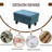 Flannel Storage Ottoman Living Room-2101498993