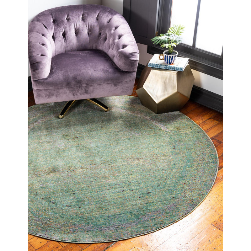 Glasser Oriental Indoor Rug, Round 6'1"