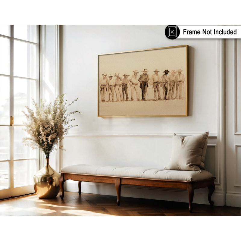 Cowboys de l'Ouest, Unframed, Poster, 24"H x 32"W