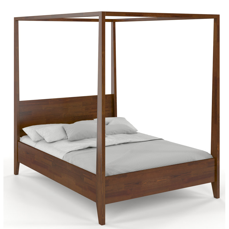 Solid Wood Bed, Small Double (4')