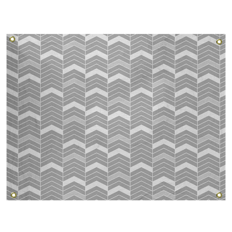 Tapisserie Stephenie, H 59 po x l 80 po, Gris
