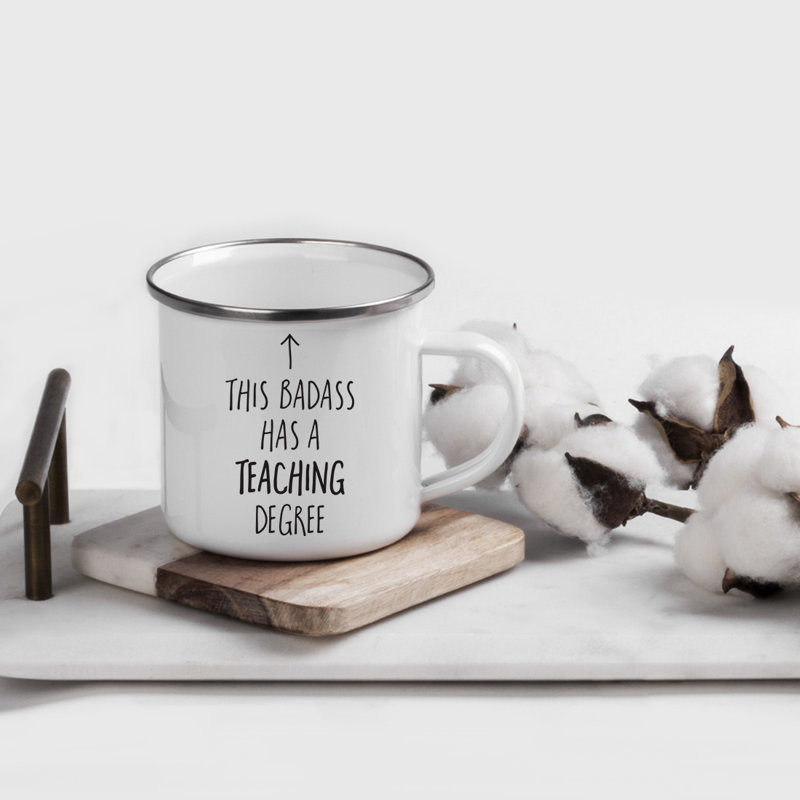 11 oz. Tasse à café en acier inoxydable avec graduation, paquet de 1