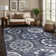 Chartier Navy Indoor/Outdoor Rug