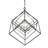 Goulart 6 - Light Steel Dimmable Geometric Chandelier-32059672
