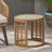 Taranto Round Metal Outdoor Side Table , 18.25'' in. W 18.25'' in. D-121771412