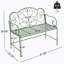 Banc de jardin extérieur - vert