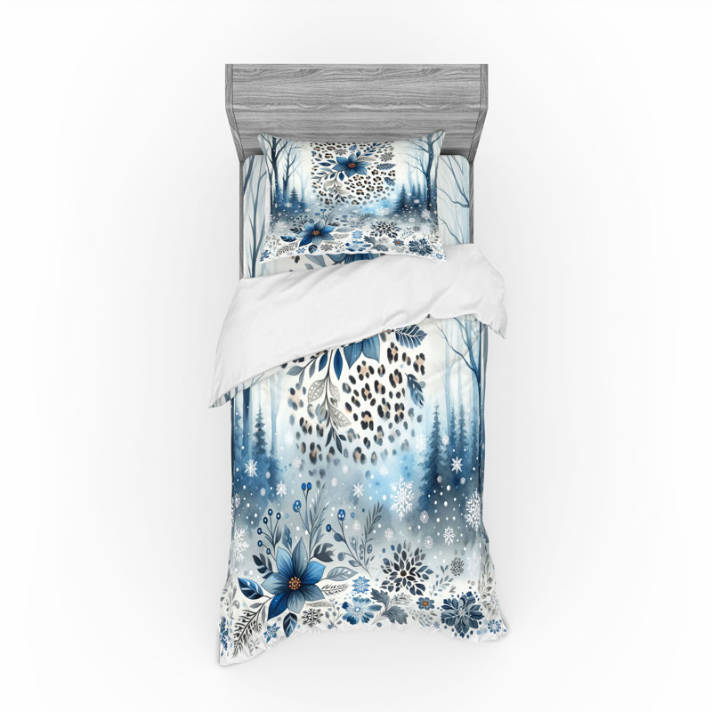Ensemble de literie Ambesonne, Housse de couette simple très longue + 2 pièces