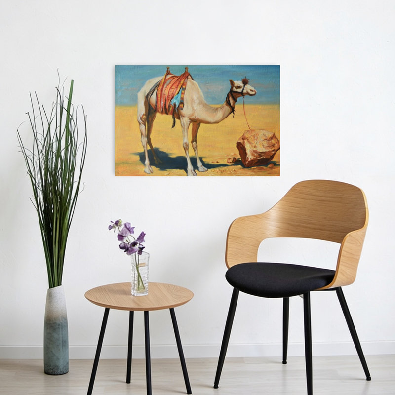 Art contemporain de paysage contemporain abstrait, 16" H x 24" W