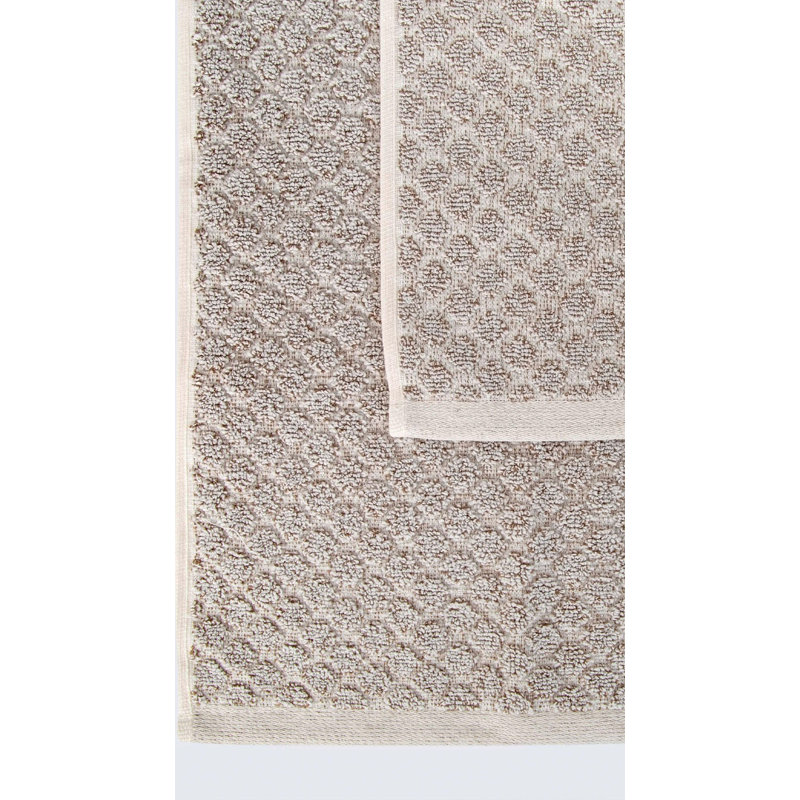 Ensemble de serviettes 100% coton Ebelia, Beige