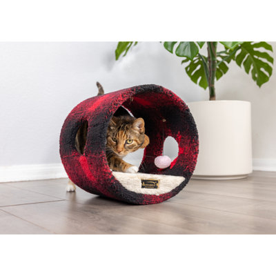 Condo pour chat en bois véritable
