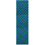 Aladdin Geometric Area Rug in Blue/Black