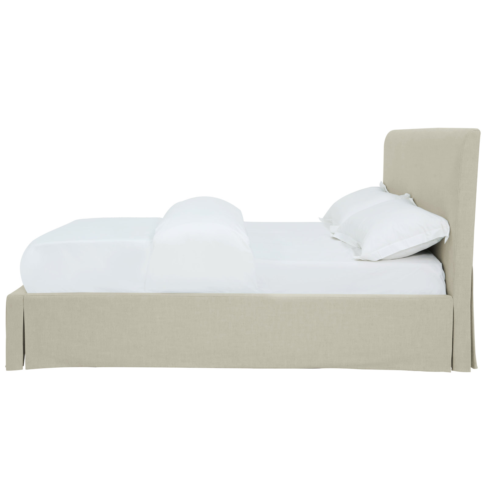 Daliya Wingback Bed, Queen, Gray