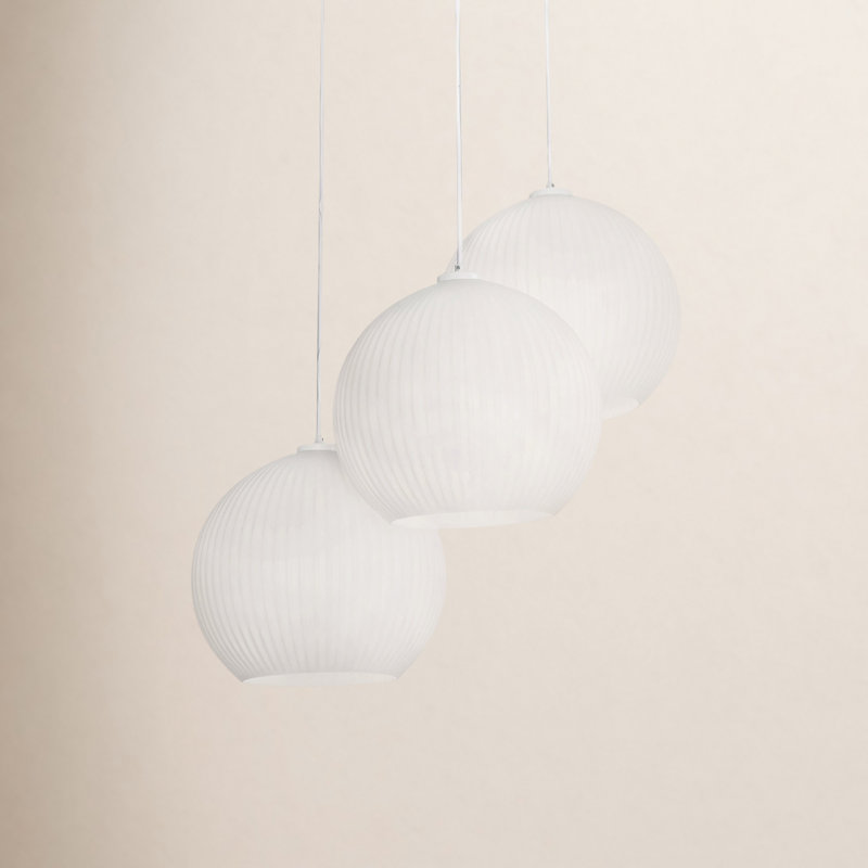 Luminaire suspendu à 3 lumières Darus