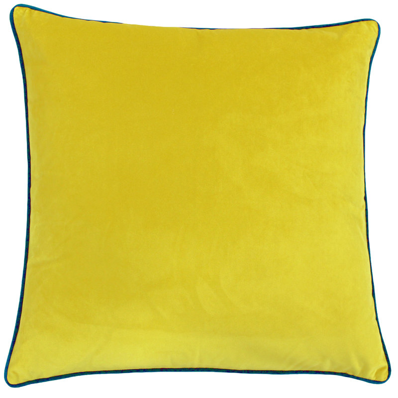 Meridian Square Cushion, Cylon/Teal