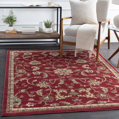 Feagin Power Loom Red Rug