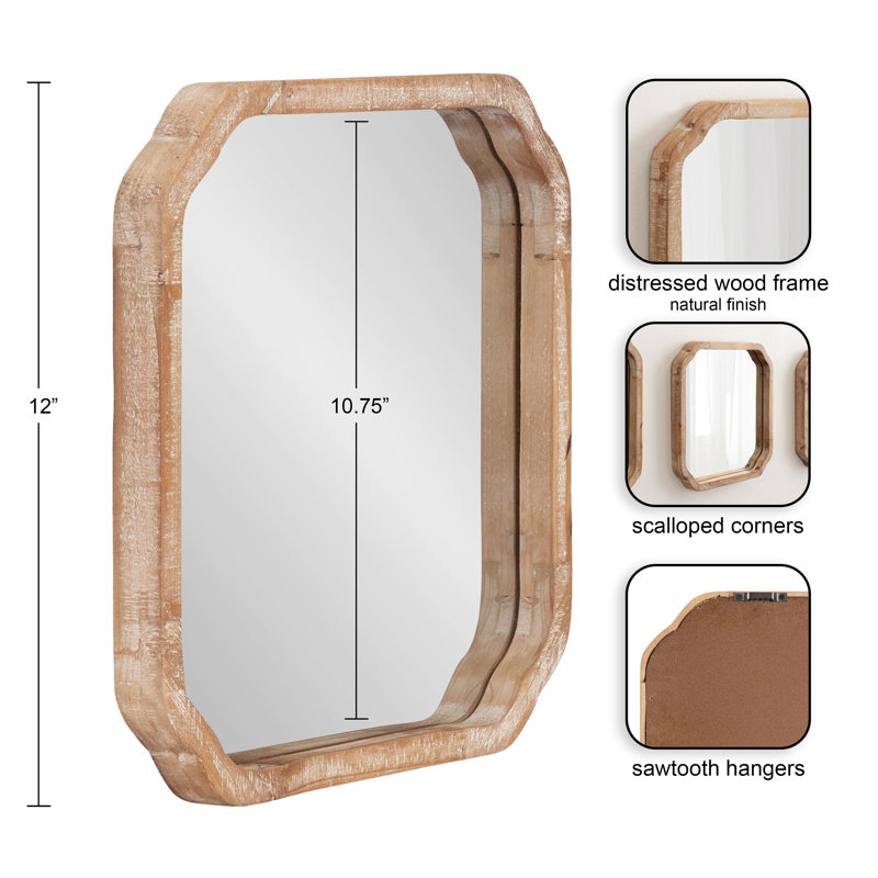 Three-Piece Square Wall Mirror Set