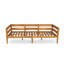 Canapé d'extérieur 3 places avec coussins Redmond Acacia-838440191-838440190