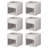 mDesign Fabric Baby Nursery Storage Cube with Front Window-363231751-363231758