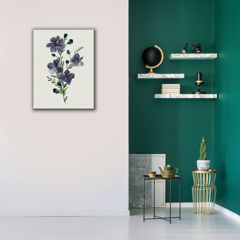 «Desert Flower Bouquet H» par Jean Plout, art mural sur toile, H 34 po x l 26 po x P 1,5 po
