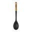 Cuillère de service en silicone avec poignée en bois Staub