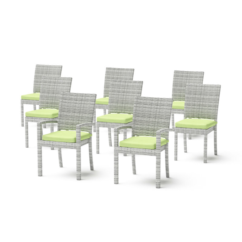 Chaises de patio Fionnula Sunbrella, Toile spa Sunbrella®, Gris