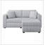 Canapé modulaire confortable pour 2 personnes 75,6 po avec élévateur hydraulique-112364155