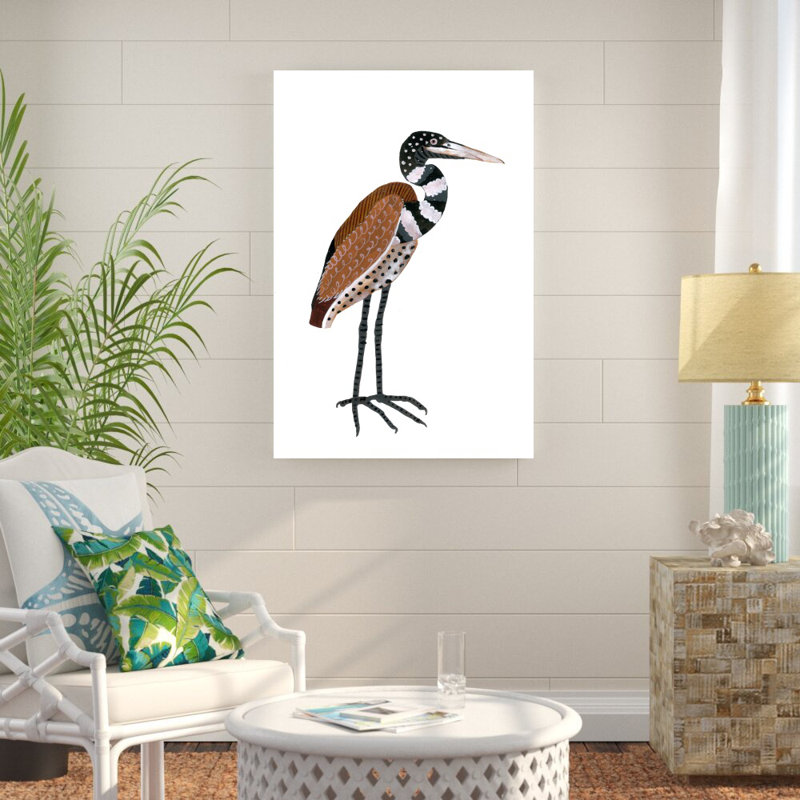 «Coastal Bird I», reproduction d'art sur toile tendue, H 48 po x l 32 po
