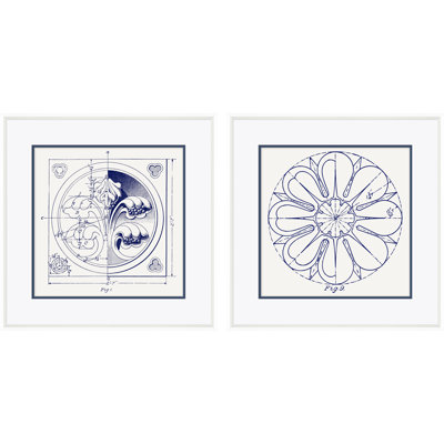White Figure 1 & 2 Giclee Print by David Phoenix