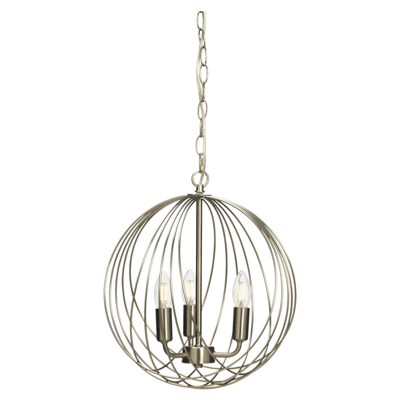 Mummert 3 - Light Silver Sphere Pendant