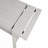 Rustic Dining Table White Oak Leaves Block Trestle Base