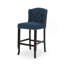 Ensemble de 2 tabourets de comptoir à oreilles capitonnés en tissu -291566281-291566280