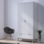 Oswaldo 2 Door Wood Wardrobe