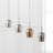4 - Light 27.56''W Chrome LED Kitchen Island Pendant